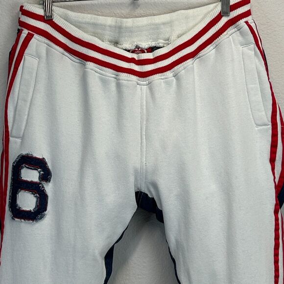 Vintage Baby Noiz Womens Juniors Sweatsuit Denim Jacket Sweatpants White 2XL XXL - Picture 11 of 16